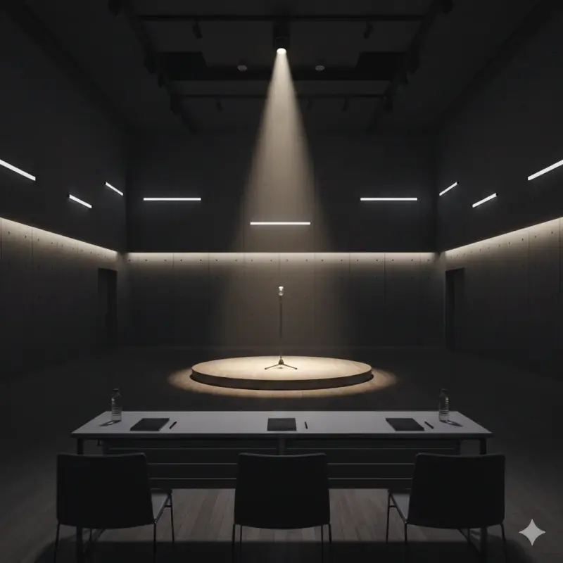 Audition preparation scene