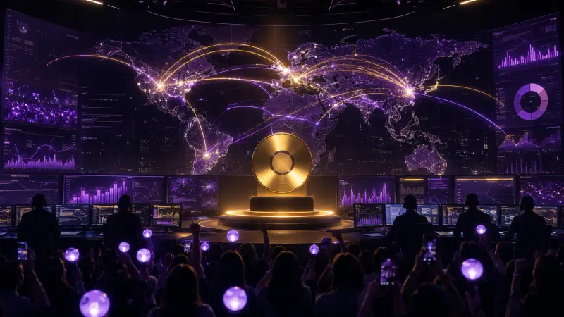 BTS Guinness ICONS and Billboard 200 momentum shown through global chart screens