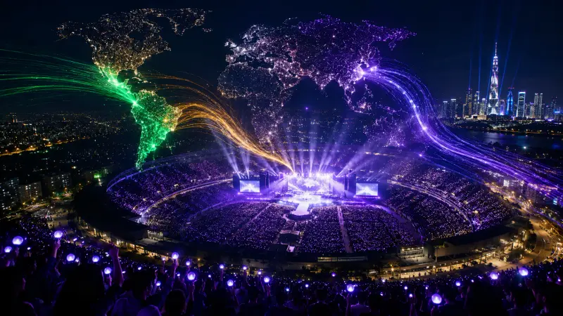 Brazil and Mexico Beat Korea on BTS Streams - 739 Million Plays Changed the Map