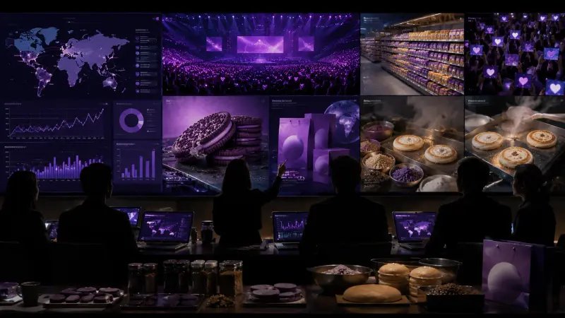 BTS Oreo global fandom commerce dashboard