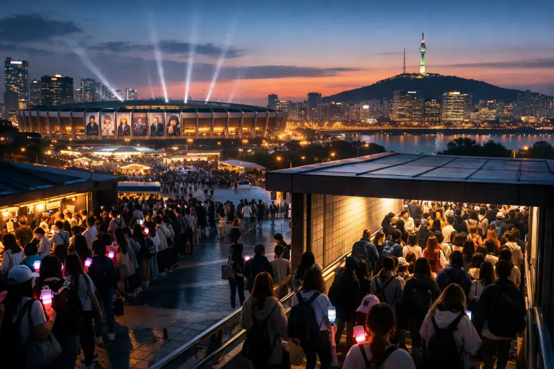 BTS Seoul tour kickoff expanding into citywide fan spending