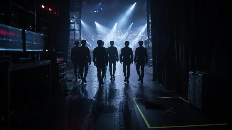 Stray Kids Governors Ball seven-member stage with one empty position