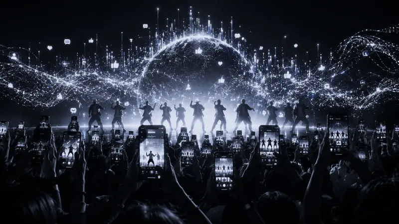 A global K-pop fandom turning a music video milestone into digital momentum